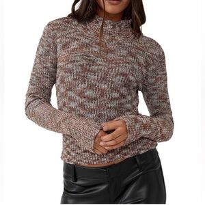 Free People Blair Space Dyed Pullover Sweater